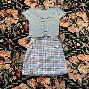 Blue Brandy Melville Outfit!